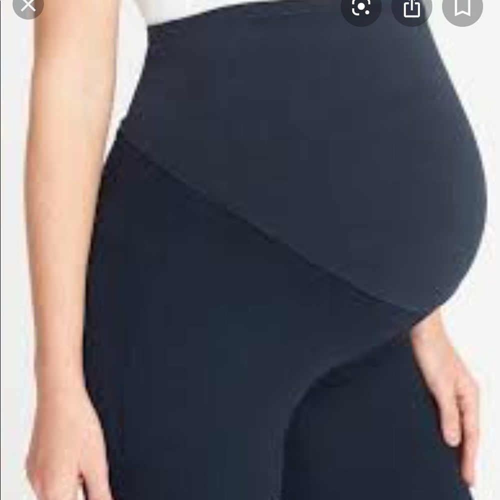 Old Navy Maternity Panel leggings black XL NWT